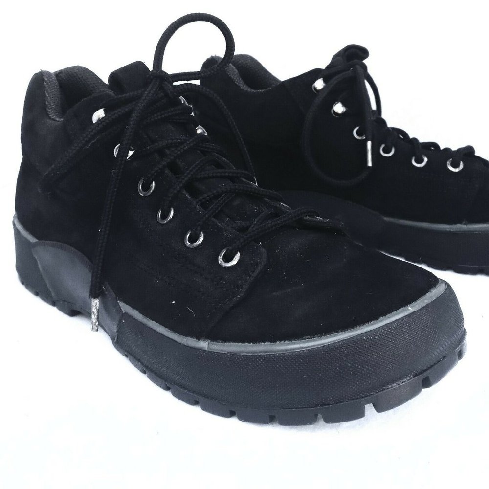 Cole Haan, Suede, Black  Lace up Booties, Sz 9.5B